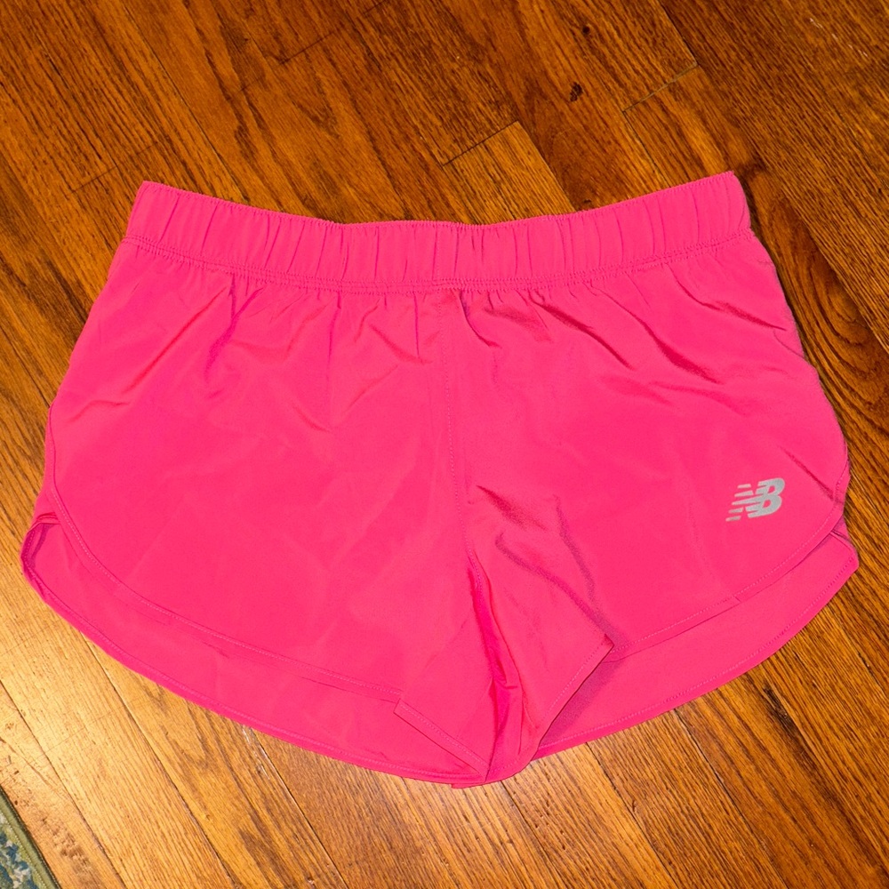 New Balance Women's Vibrant Pink Athletic Shorts